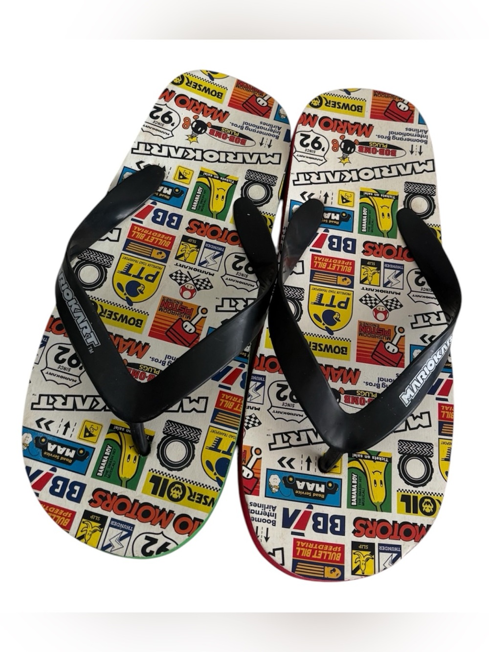 Boys' Graphic Flip Flops in Multicolor